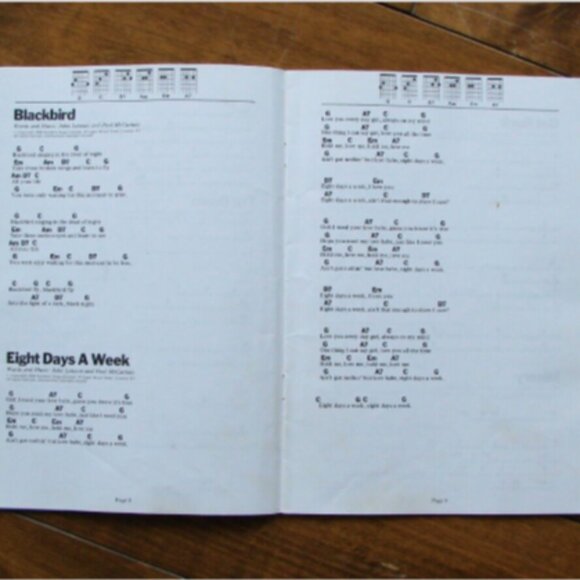 The Beatles 6 Chord Songbook Guitar 30 Songs Vocals Beginner - Picture 6 of 7